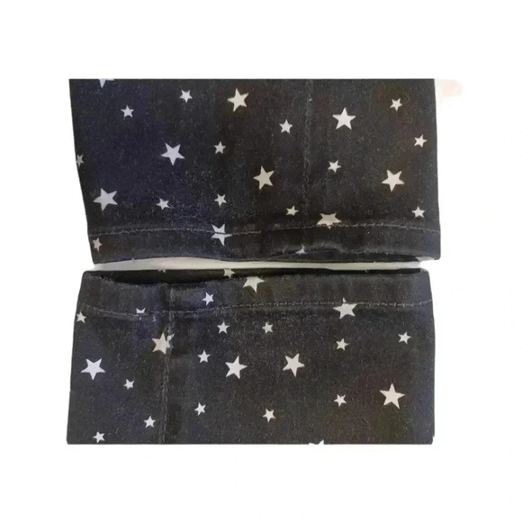 AG Star Printed Super  Skinny Legging Ankle Jeans Black White Stars Size 24R - Picture 6 of 13